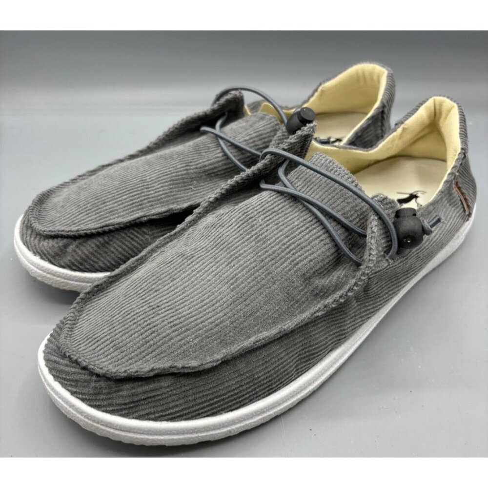 Corkys Kayak Shoes Womens Sz 10 Grey‎ Corduroy Slip On Lightweight